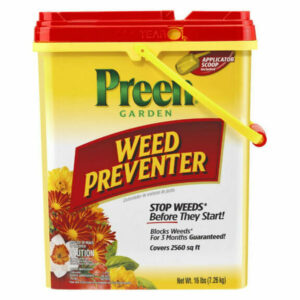 Preen 24-63800 Garden Weed Preventer, 16 Lbs, Covers Upto 2560 Sq.Ft.