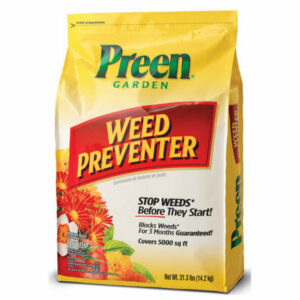 Preen 24-63802 Garden Weed Preventer, 31.3 Lbs, Cover Upto 5000 Sq.Ft