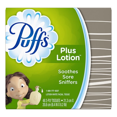 Puffs Plus Facial Tissue - 48.0 ea