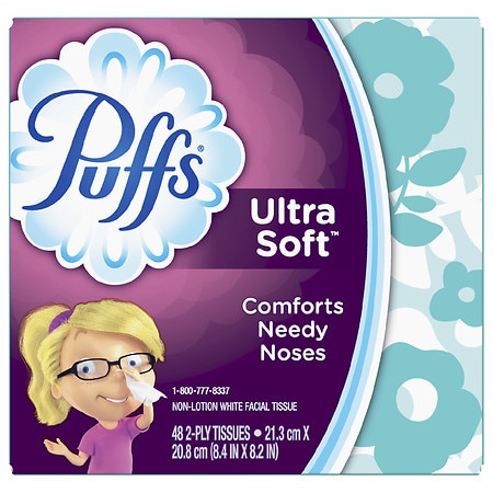 Puffs Ultra Soft Facial Tissue - 48.0 ea