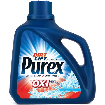 Purex Liquid Laundry Detergent Plus Oxi Fresh Morning Burst - 128.0 fl oz