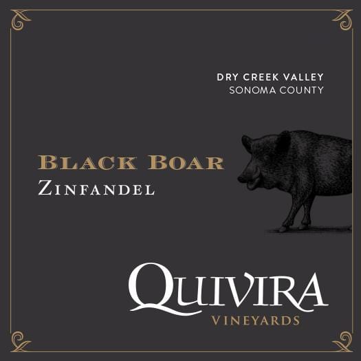 Quivira 2017 Black Boar Zinfandel - Red Wine