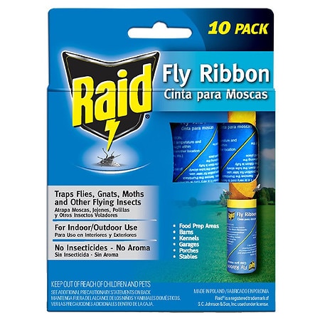 Raid Fly & Bug Catcher Ribbon - 10.0 ea