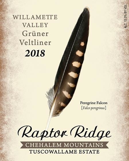 Raptor Ridge 2018 Estate Gruner Veltliner - White Wine