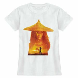 Raya Sunset Silhouette T-Shirt for Women Disney Raya and the Last Dragon Customized