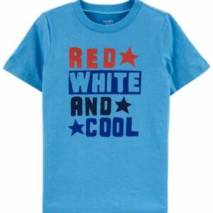 Red, White & Cool Jersey Tee