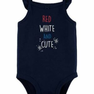 Red, White and Cute Bodysuit