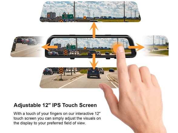 Rexing M1 Pro 2k Dual Mirror Dash Cam