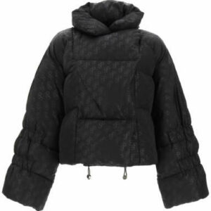 SAKS POTTS DOWN JACKET ALL OVER SP LOGO 2 Black