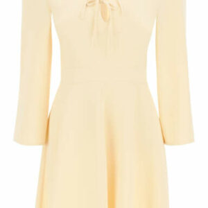 SEE BY CHLOE CREPE DRESS WITH BOWS 36 Beige