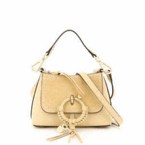 SEE BY CHLOE JOAN SHOULDER MINI BAG OS Beige Leather