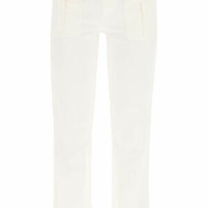 SEE BY CHLOE RECYCLED DENIM JEANS 25 White Cotton, Denim