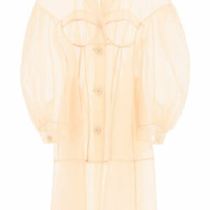 SIMONE ROCHA SCULPTED COAT 8 Pink, Beige