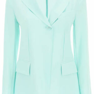 SPORTMAX SINGLE-BREASTED RAMIE BLAZER 38 Green