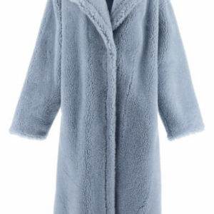 STAND MARIA ECO-FUR COAT 34 Light blue Faux fur