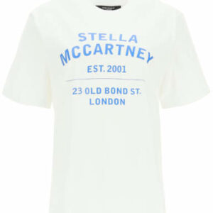 STELLA McCARTNEY 23 OLD BOND STREET T-SHIRT XS White, Blue Cotton