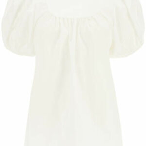 STELLA McCARTNEY ELSA POPLIN TOP 40 White Cotton