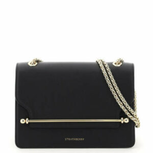 STRATHBERRY EAST/WEST BAG OS Black Leather