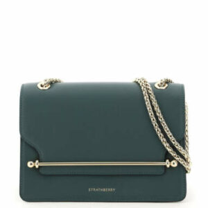 STRATHBERRY EAST/WEST BAG OS Green Leather