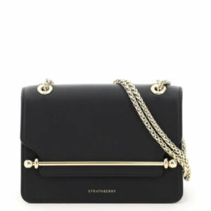 STRATHBERRY EAST/WEST MINI BAG OS Black Leather