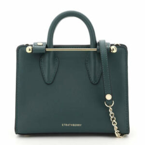 STRATHBERRY THE STRATHBERRY NANO TOTE BAG OS Green Leather