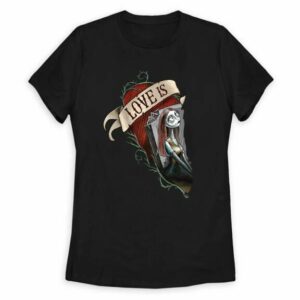 Sally ''Love Is'' T-Shirt for Adults Tim Burton's The Nightmare Before Christmas Official shopDisney