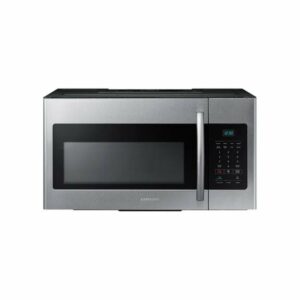 Samsung ME16H702SE 30 Inch Wide 1.6 Cu. Ft. Over-the-Range Microwave with Eco Mode Stainless Steel Cooking Appliances Microwave Ovens Over the Range