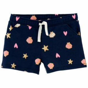 Seashell Pull-On French Terry Shorts