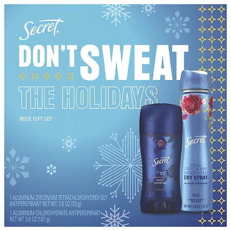 Secret Holiday Pack Deodorant 2020 Rose - 1.0 ea
