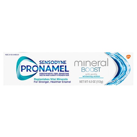 Sensodyne Pronamel Mineral Boost Whitening Action Enamel Toothpaste For Sensitive Teeth - 4.0 oz