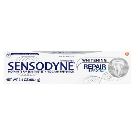 Sensodyne Repair And Protect Teeth Whitening Sensitive Toothpaste - 3.4 oz