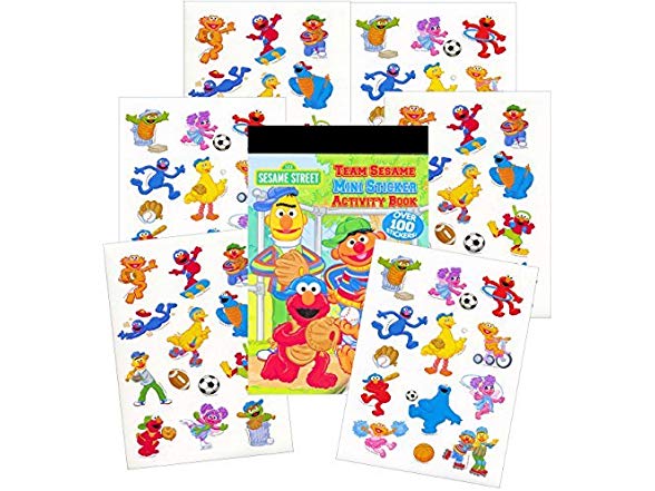 Sesame Street Stickers And Activity Book