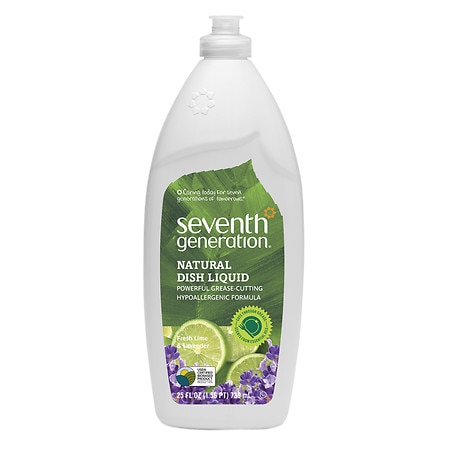 Seventh Generation Natural Dish Liquid Fresh Lime & Lavender - 25.0 oz