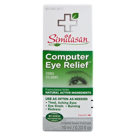 Similasan Computer Eye Relief Drops, Homeopathic - 0.33 fl oz