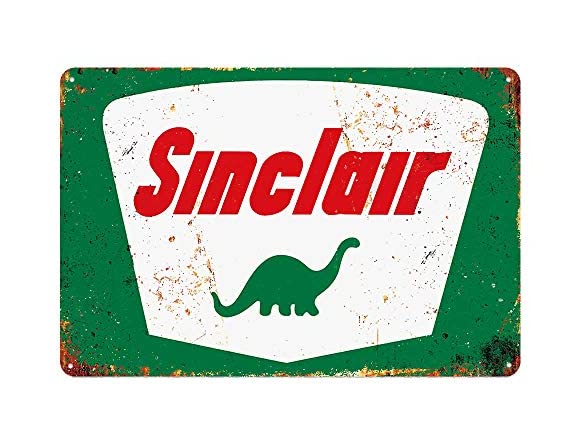 Sinclair Tin Metal Wall Decoration