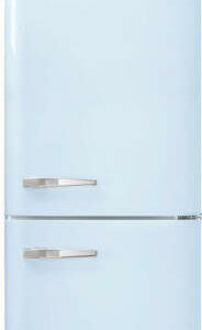 Smeg 24 Inch 50's Retro Design 24" Bottom Freezer Refrigerator FAB32URPB3