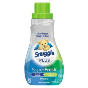 Snuggle Plus Super Fresh Liquid Fabric Softener with Odor Eliminating Technology Original - 31.7 fl oz