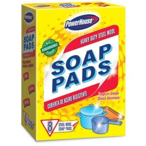 Soap Pads Steel Wool - 8.0 ea