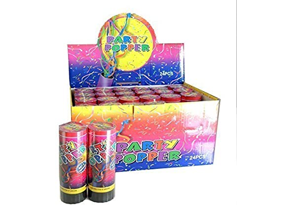 Spring Loaded Confetti Party Poppers