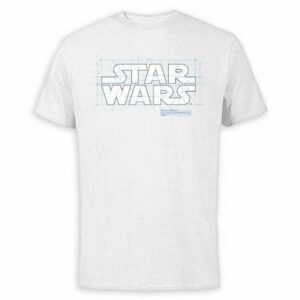 Star Wars Blueprint Logo T-Shirt for Adults Customized Official shopDisney