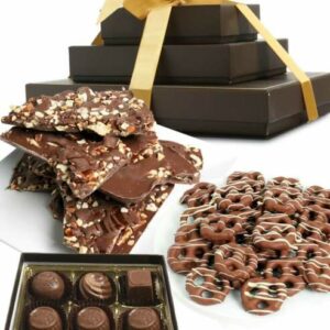 Sweet and Salty Milk Belgian Chocolate Gift Tower - Regular