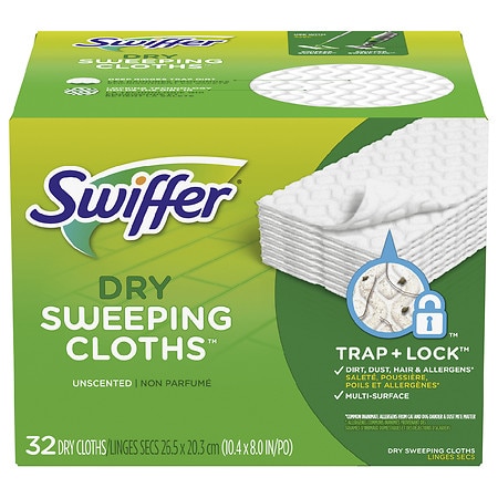 Swiffer Sweeper Dry Sweeping Pad Unscented - 32.0 ea