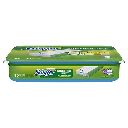 Swiffer Sweeper Wet Mopping Cloths with Febreze Febreze Lavender Vanilla - 12.0 ea