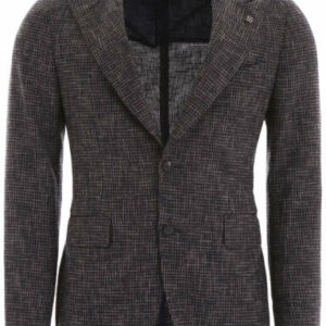 TAGLIATORE VESUVIO BLAZER 46 Blue, Beige Wool