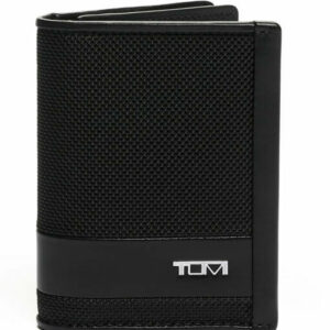 TUMI Alpha Black Gusseted Card Case