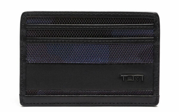 TUMI Alpha Navy Camo/Black Slim Card Case