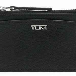 TUMI Belden Black Zip Card Case