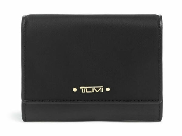 TUMI Voyageur Black Accordion Card Case