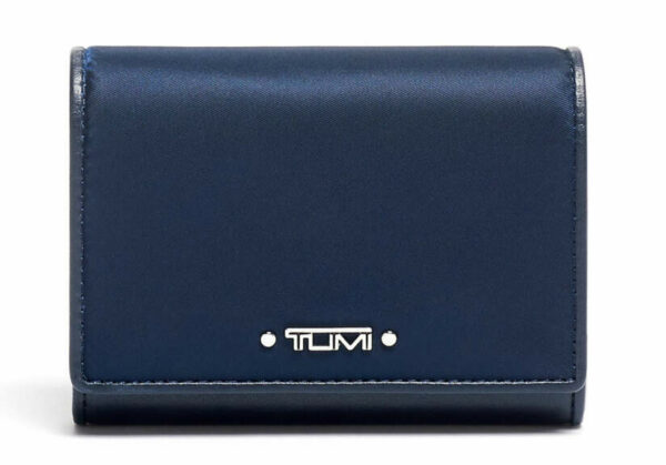 TUMI Voyageur Indigo Accordion Card Case