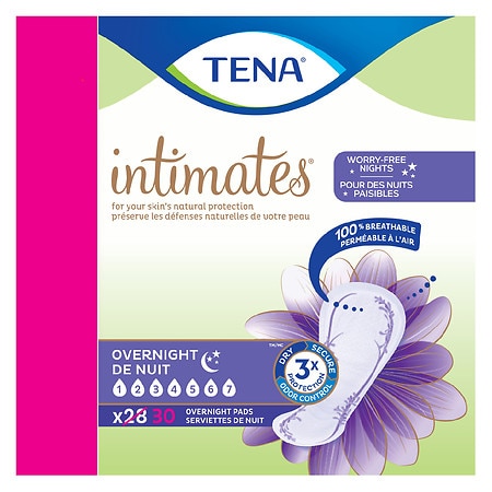 Tena Serenity Intimates Overnight Bladder Control Pad, Bonus Pack - 30.0 ea